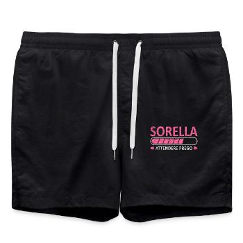 Presto Sorella - Badeshorts - Schwarz - Vorne - AI Model Male 185 light (185cm)