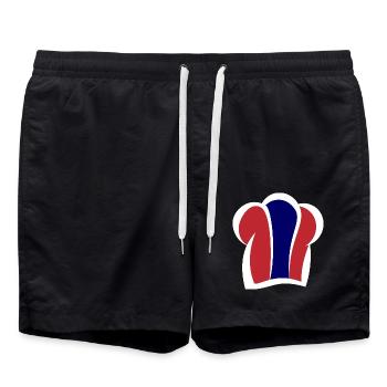 Thailändische Kochmütze Küche Thai Chefkoch - Badeshorts - Schwarz - Vorne - AI Model Male 185 light (185cm)