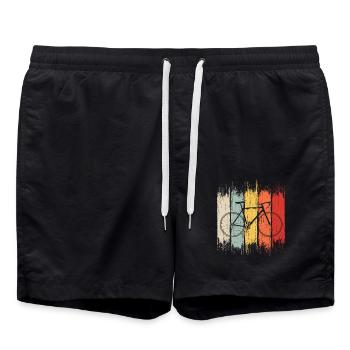 Fahrrad - Badeshorts - Schwarz - Vorne - AI Model Male 185 light (185cm)