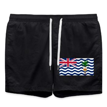 Britisches Territorium im Indischen Ozean - Badeshorts - Schwarz - Vorne - AI Model Male 185 light (185cm)