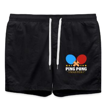 Table tennis - Swim Trunks - black - Front - AI Model Male 185 light (185cm)