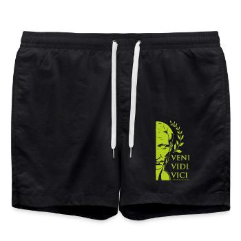GREEN CAESAR - Swim Trunks - black - Front - AI Model Male 185 light (185cm)