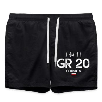 I did it GR 20 hiking trekking corsica rando GR 20 - Badeshorts - Schwarz - Vorne - AI Model Male 185 light (185cm)
