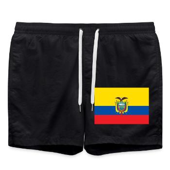 Ecuador - Badeshorts - Schwarz - Vorne - AI Model Male 185 light (185cm)