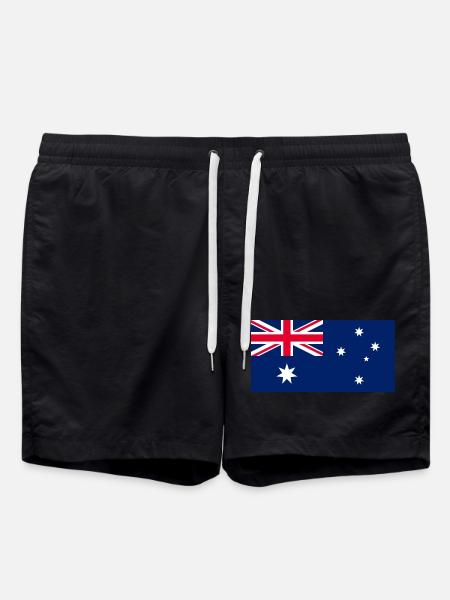 Australien - Badeshorts - Schwarz