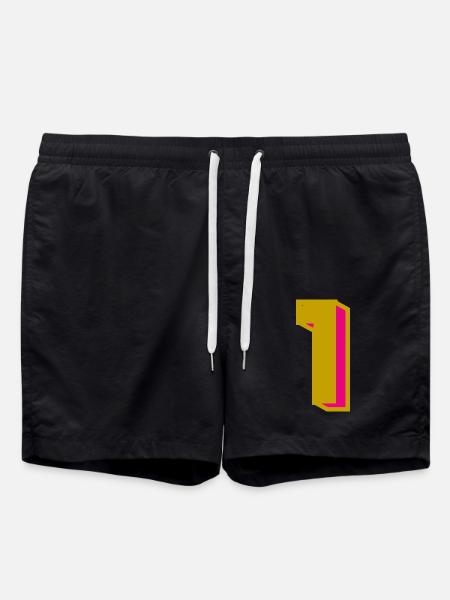 1. 1 AN. 1er ANNIVERSAIRE - Short de bain - noir