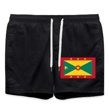 Grenada - Badeshorts - Schwarz - Vorne - AI Model Male 185 light (185cm)
