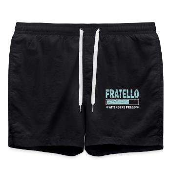 Presto Fratello - Badeshorts - Schwarz - Vorne - AI Model Male 185 light (185cm)