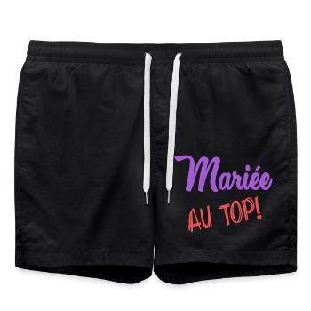 MARIEE - Short de bain - noir - Devant - AI Model Male 185 light (185cm)