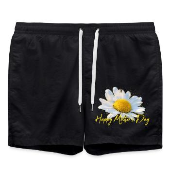 happy mothers day Happy Mother's day - Badeshorts - Schwarz - Vorne - AI Model Male 185 light (185cm)