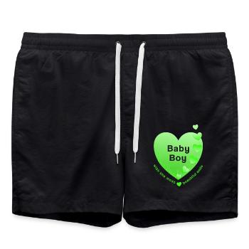 Baby Boy - Badeshorts - Schwarz - Vorne - AI Model Male 185 light (185cm)