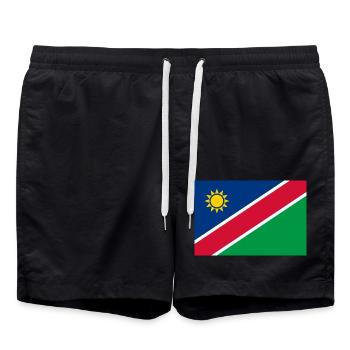 Namibia - Badeshorts - Schwarz - Vorne - AI Model Male 185 light (185cm)