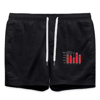 Data Science - I can't trust you - Swim Trunks - black - Front - AI Model Male 185 light (185cm)