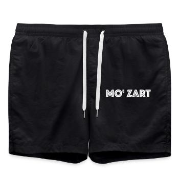Mozart Wolfgang Amadeus - Short de bain - noir - Devant - AI Model Male 185 light (185cm)