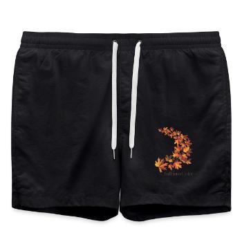 Tomber dans la couleur - Short de bain - noir - Devant - AI Model Male 185 light (185cm)