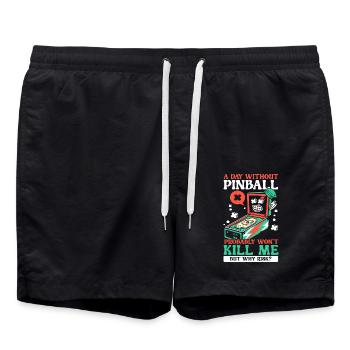 Arcade Spiele Video Spiel Spiel Nerd Streamer - Badeshorts - Schwarz - Vorne - AI Model Male 185 light (185cm)