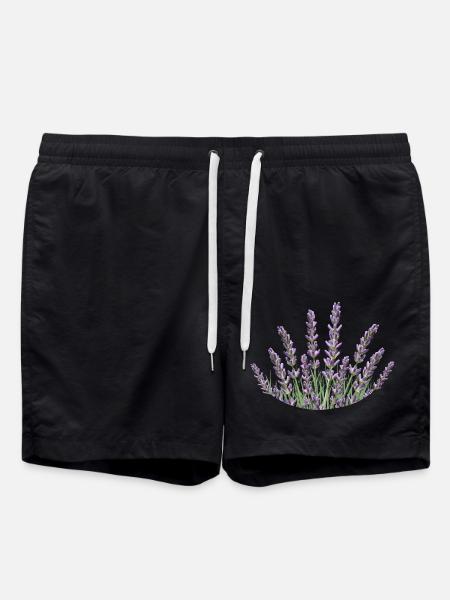 Lavendelhalme Lavendel - Badeshorts - Schwarz