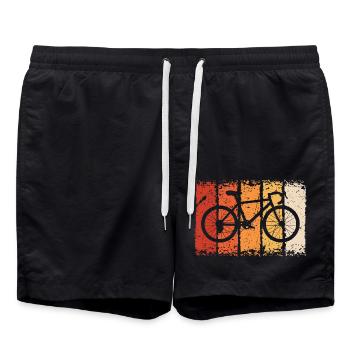 Fahrrad - Badeshorts - Schwarz - Vorne - AI Model Male 185 light (185cm)