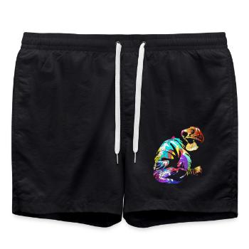 Neurochirurgin Doktor Geschenk - Badeshorts - Schwarz - Vorne - AI Model Male 185 light (185cm)