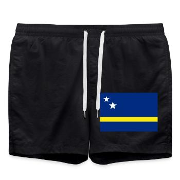 Curacao - Badeshorts - Schwarz - Vorne - AI Model Male 185 light (185cm)