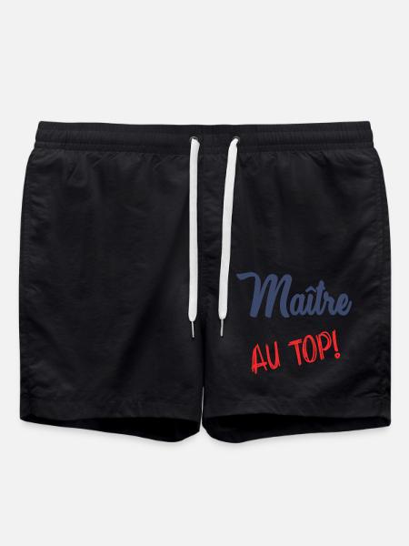 MASTER AT THE TOP - Swim Trunks - black