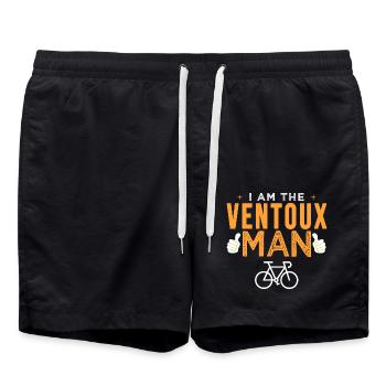 Ich bin der ventoux man bike bike cycling cycling - Badeshorts - Schwarz - Vorne - AI Model Male 185 light (185cm)