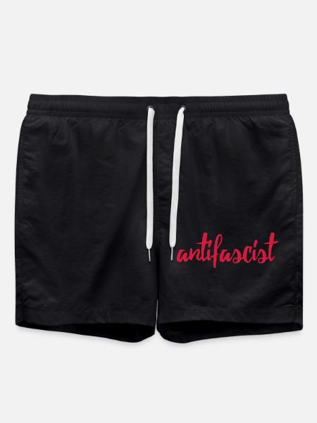Always Antifascist - Badeshorts - Schwarz