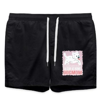 Morkie Dogmom - Short de bain - noir - Devant - AI Model Male 185 light (185cm)