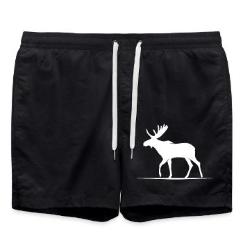 Canada Moose Backcountry Camping Moose Loon Maple - Swim Trunks - black - Front - AI Model Male 185 light (185cm)