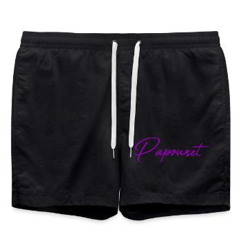 PAPOUNET. PAPA. FÊTE DES PÈRES. BONNE FÊTE PAPA - Short de bain - noir - Devant - AI Model Male 185 light (185cm)