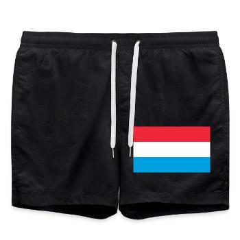 Luxemburg - Badeshorts - Schwarz - Vorne - AI Model Male 185 light (185cm)