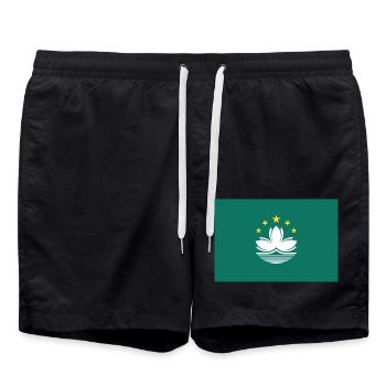 Sonderverwaltungsregion Macao - Badeshorts - Schwarz - Vorne - AI Model Male 185 light (185cm)