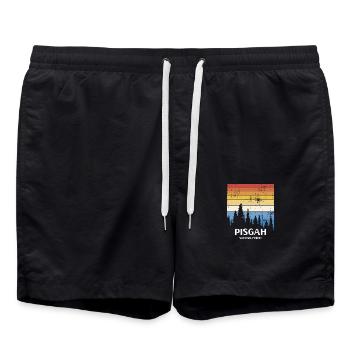 Pisgah National Forest - Badeshorts - Schwarz - Vorne - AI Model Male 185 light (185cm)