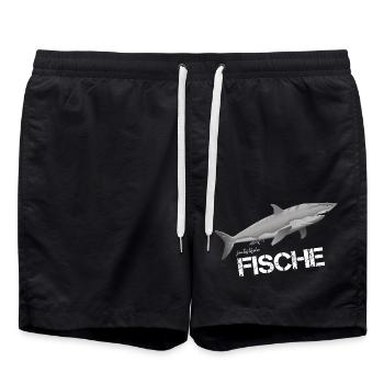 Fische Sternzeichen Fische - Badeshorts - Schwarz - Vorne - AI Model Male 185 light (185cm)