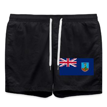 Montserrat - Badeshorts - Schwarz - Vorne - AI Model Male 185 light (185cm)