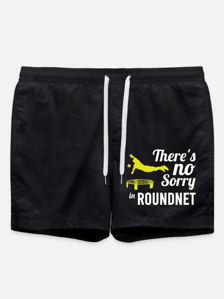 Roundnet Trampolin Ball Roundnet Spiel - Badeshorts - Schwarz