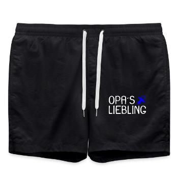 Opas Liebling baby - Badeshorts - Schwarz - Vorne - AI Model Male 185 light (185cm)