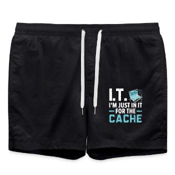 Ich würde dir einen Witz über UDP erzählen, aber d - Badeshorts - Schwarz - Vorne - AI Model Male 185 light (185cm)