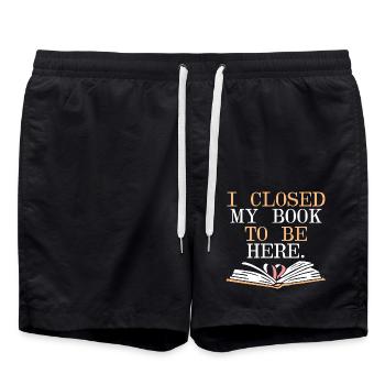 Lesen Team Lesen Lehrer ook Lesen - Badeshorts - Schwarz - Vorne - AI Model Male 185 light (185cm)