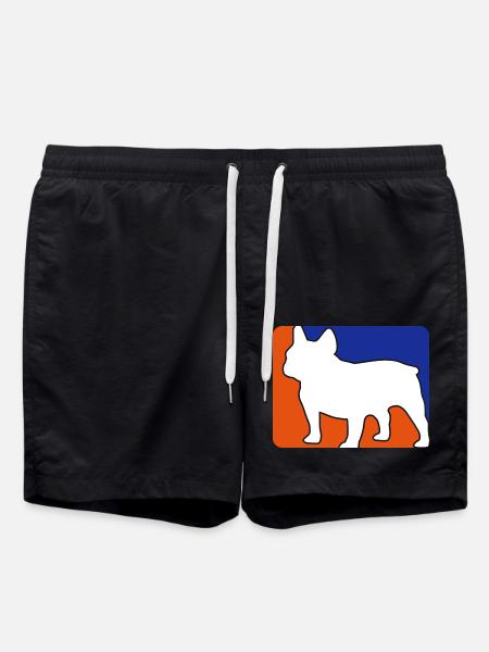 french bulldog1 - Badeshorts - Schwarz