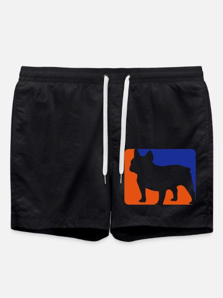 french bulldog - Badeshorts - Schwarz