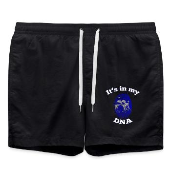 Schlagzeuger Schlagzeugspieler Drummer Schlagzeug - Badeshorts - Schwarz - Vorne - AI Model Male 185 light (185cm)
