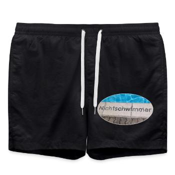 Nichtschwimmer - Badeshorts - Schwarz - Vorne - AI Model Male 185 light (185cm)