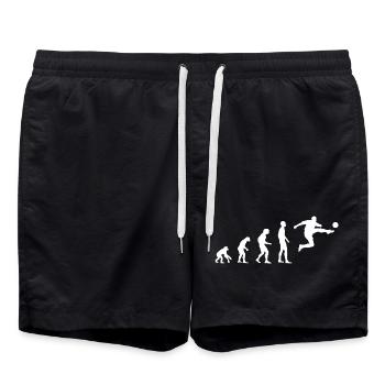 Fußball Fan Geschenk - Badeshorts - Schwarz - Vorne - AI Model Male 185 light (185cm)