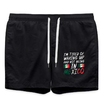 Mexican Mexico - Badeshorts - Schwarz - Vorne - AI Model Male 185 light (185cm)