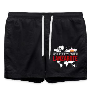 Lanzarote - Badeshorts - Schwarz - Vorne - AI Model Male 185 light (185cm)