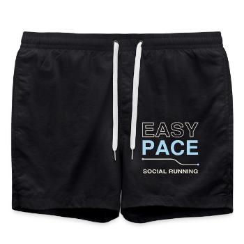 Easy Pace - Badeshorts - Schwarz - Vorne - AI Model Male 185 light (185cm)