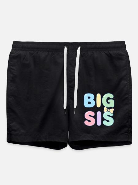 große Schwester - Badeshorts - Schwarz