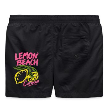 Lemon Beach Curacao - Badeshorts - Schwarz - Hinten