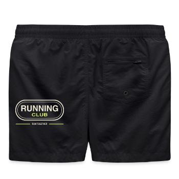 Running Club  - Badeshorts - Schwarz - Hinten